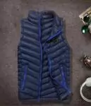 achat doudoune sans manche armani business casual chaud gilet blue